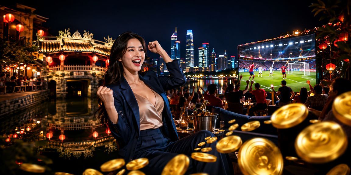 Chợ đêm Hội An với không khí bóng đá và người xem theo dõi lịch trận